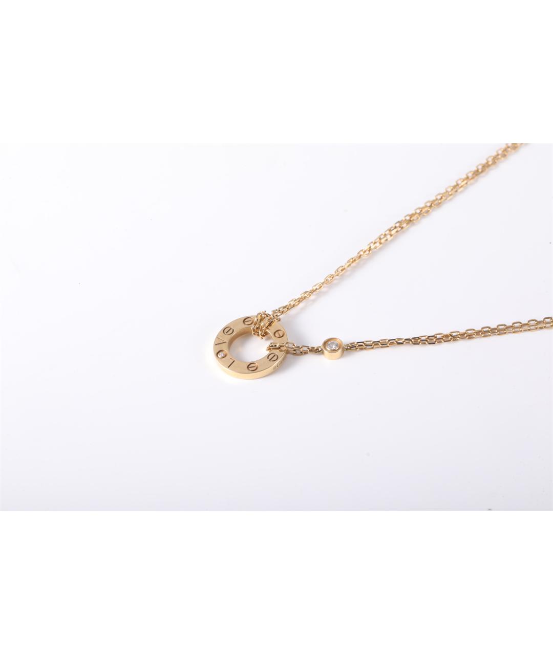 CARTIER Золотое колье из желтого золота, фото 2