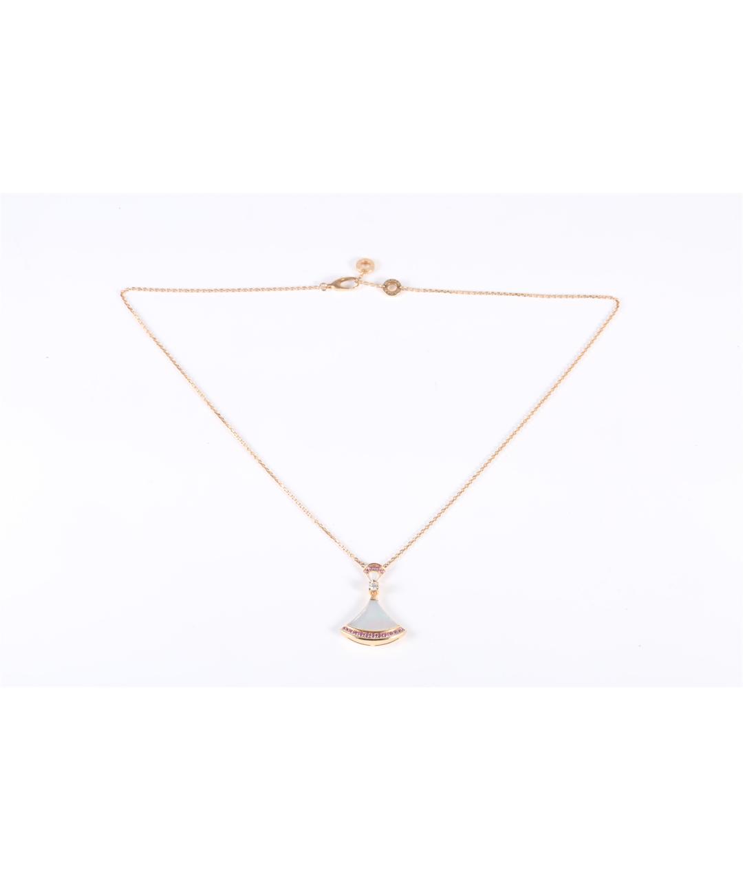 BVLGARI Золотое колье из розового золота, фото 6