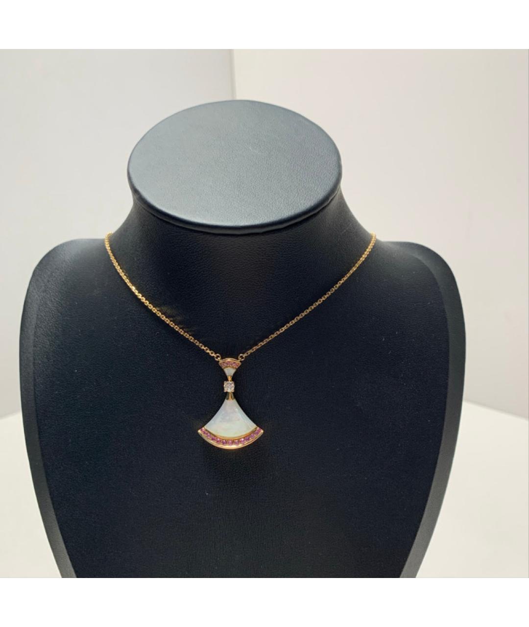 BVLGARI Золотое колье из розового золота, фото 8