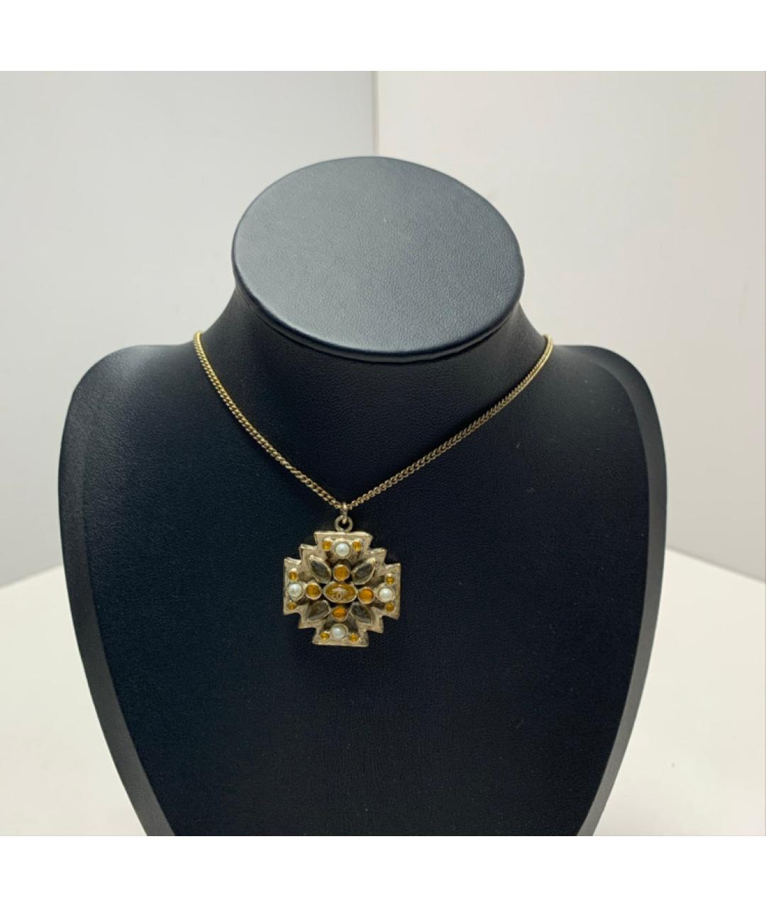 CHANEL Золотое колье, фото 8