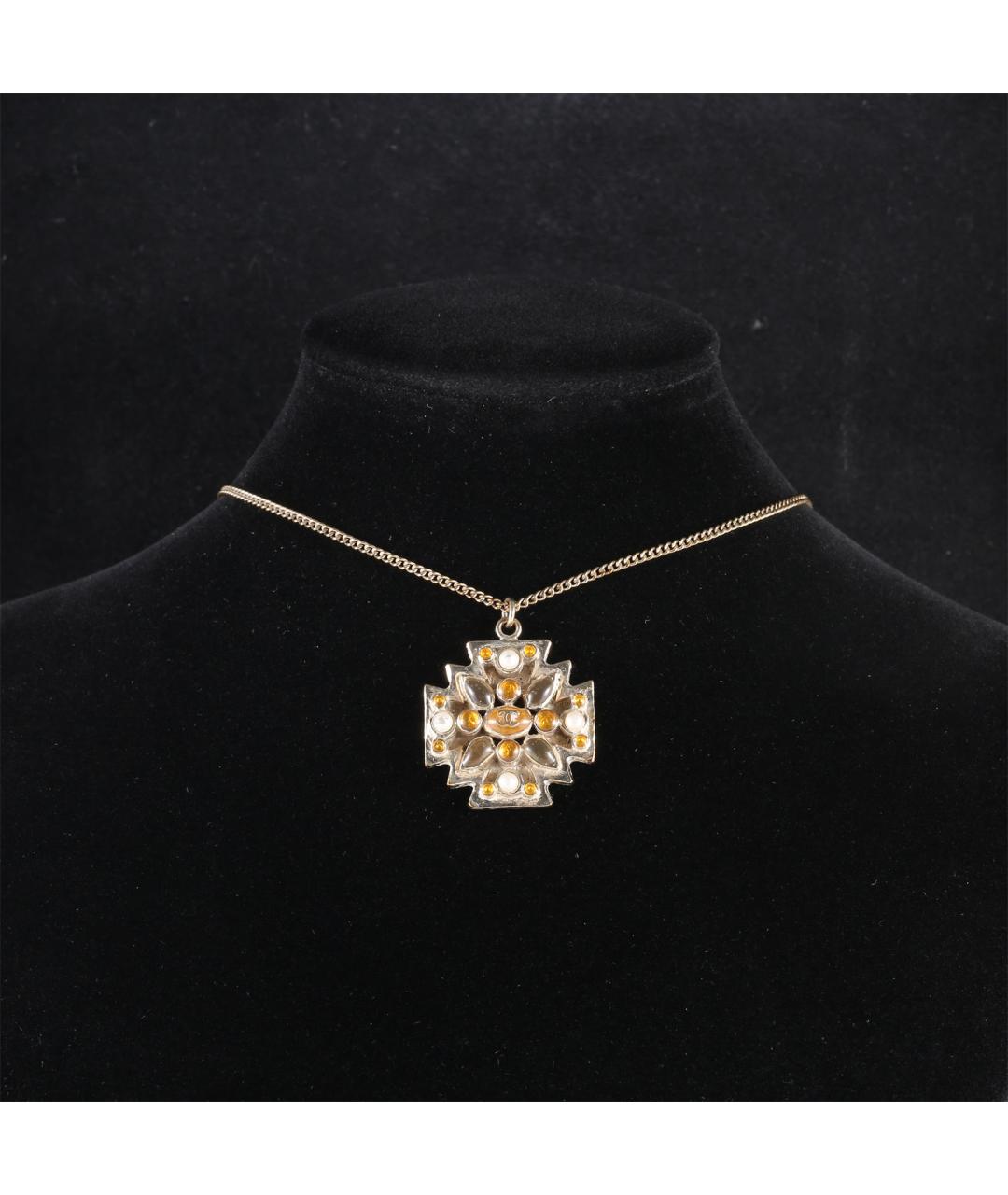 CHANEL Золотое колье, фото 7