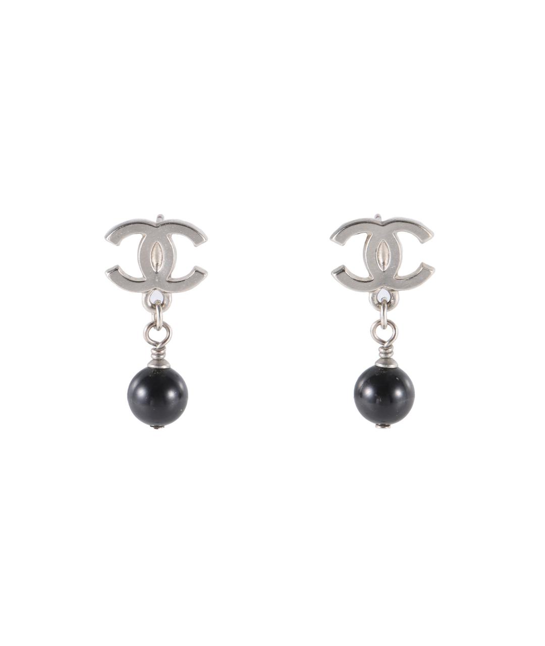 CHANEL Серебряные латунные серьги, фото 1