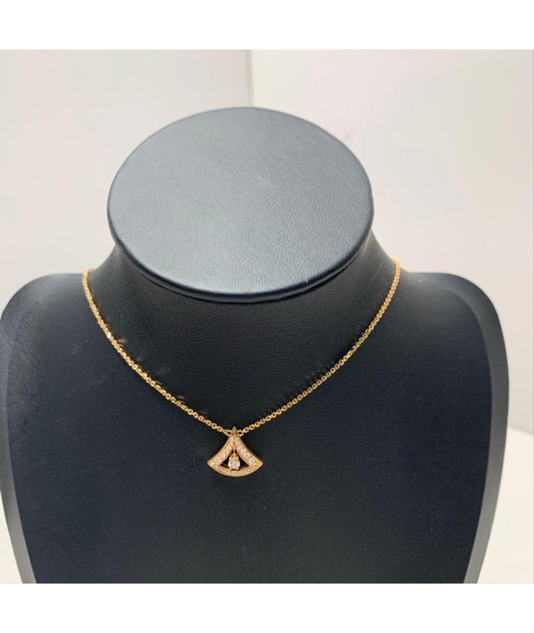 BVLGARI Золотое колье из розового золота, фото 8