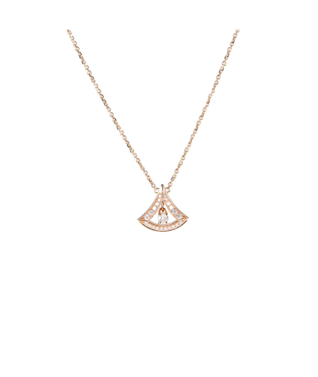 BVLGARI Золотое колье из розового золота, фото 1
