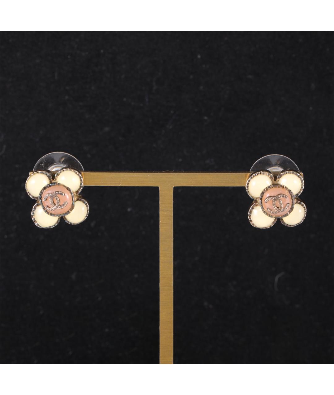 CHANEL Латунные серьги, фото 7