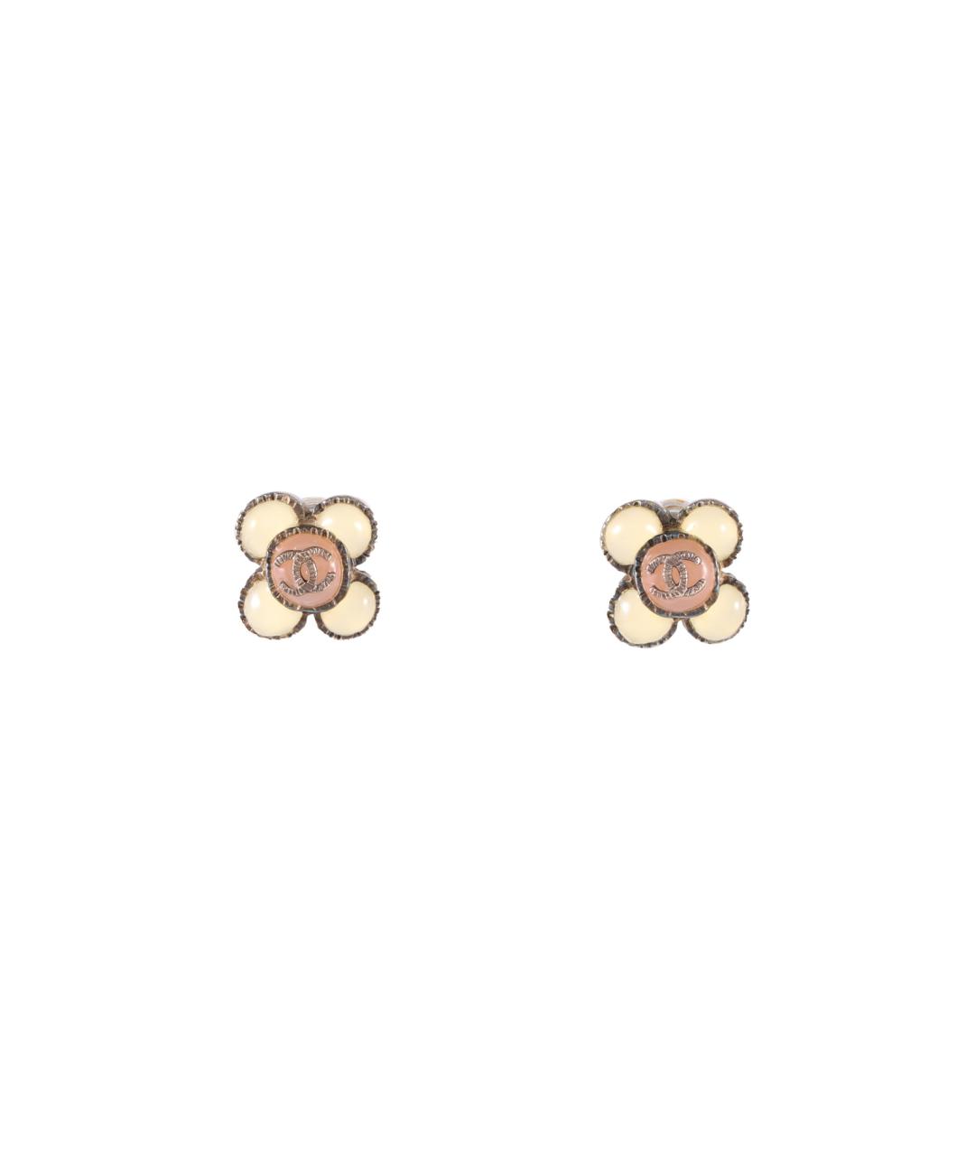 CHANEL Латунные серьги, фото 1