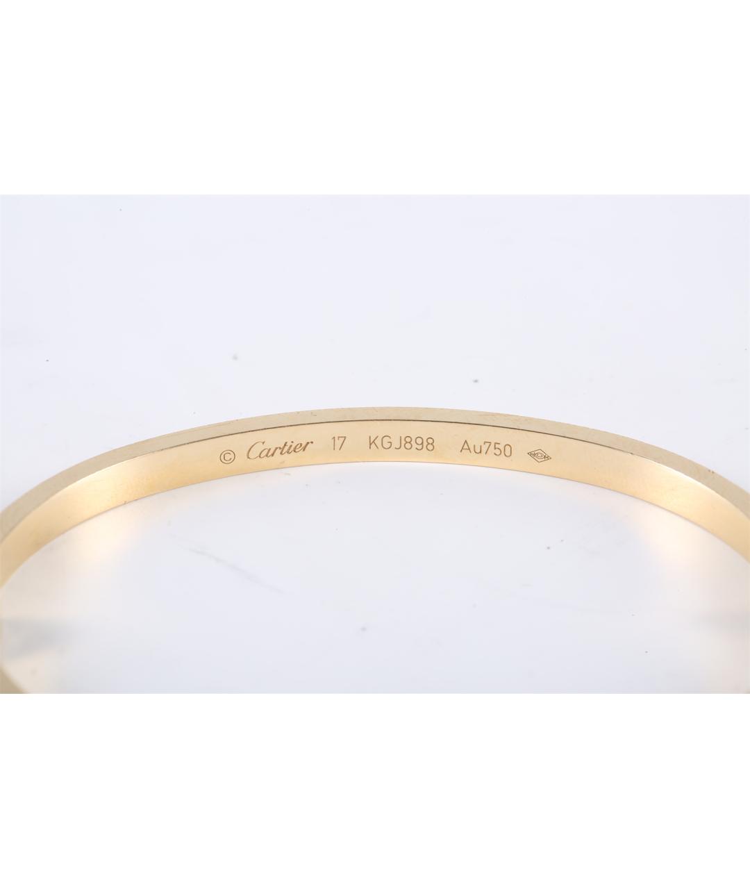 CARTIER Золотой браслет из желтого золота, фото 4