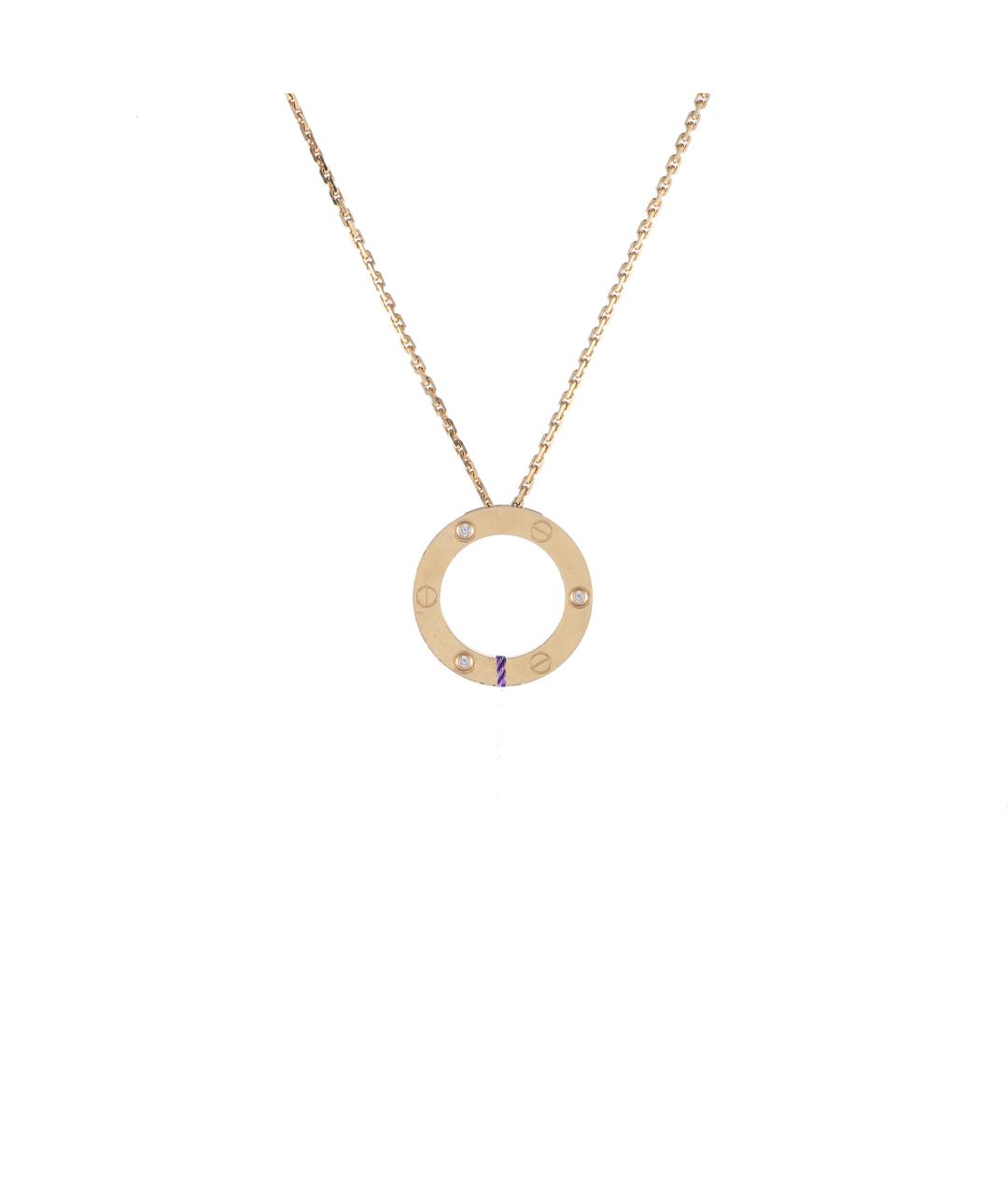 CARTIER Золотое колье из желтого золота, фото 1