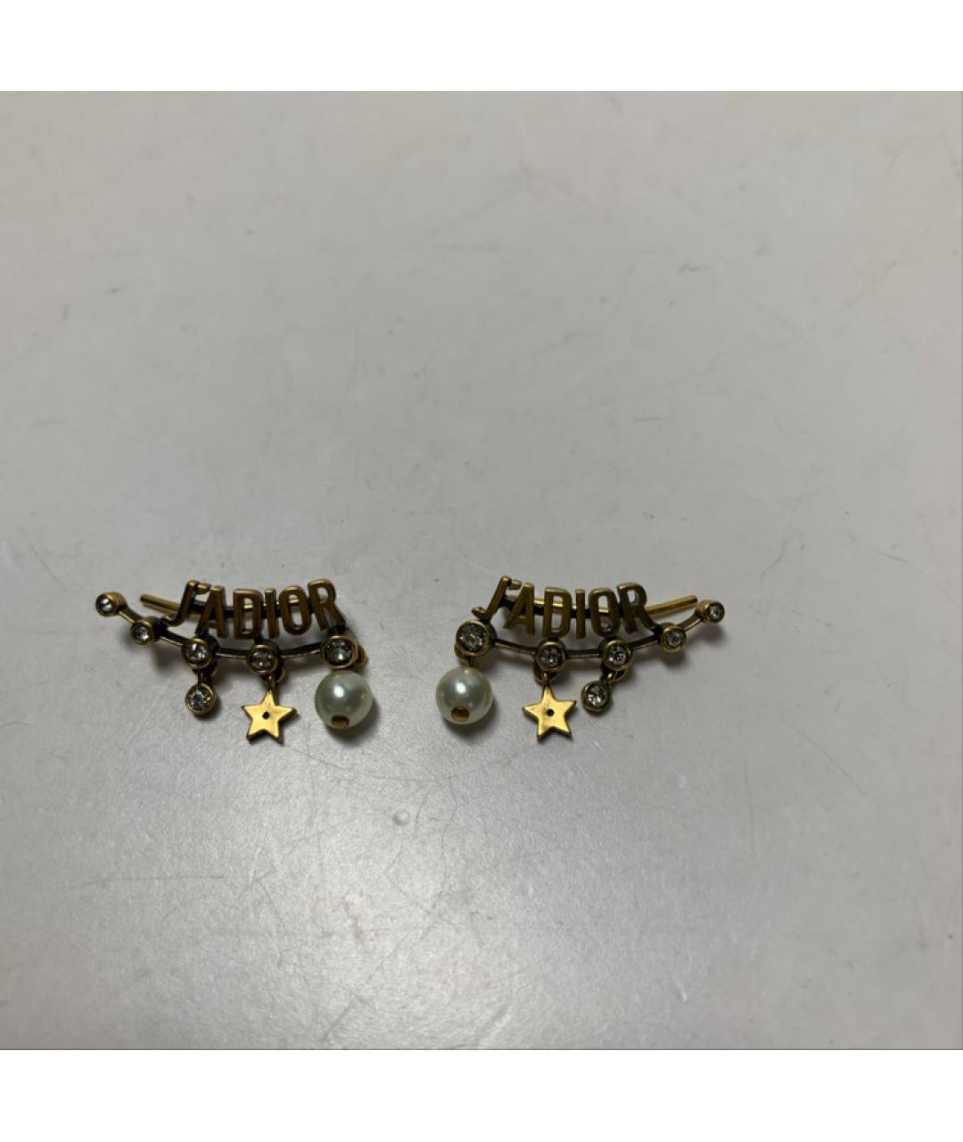 CHRISTIAN DIOR Золотые серьги, фото 7