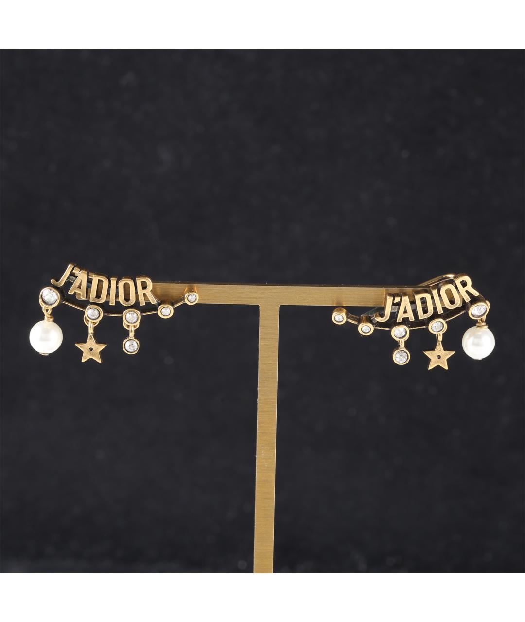 CHRISTIAN DIOR Золотые серьги, фото 6