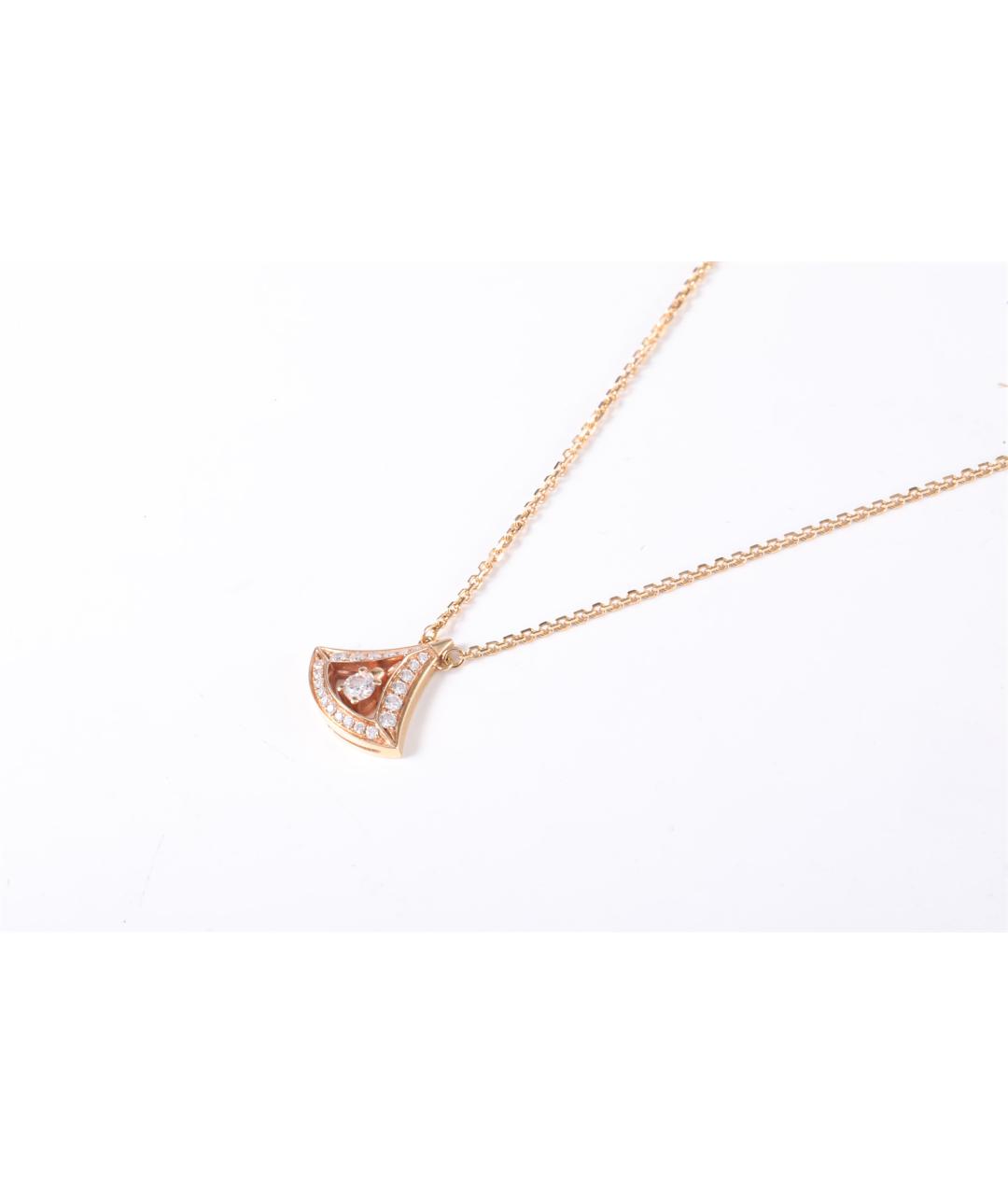 BVLGARI Золотое колье из розового золота, фото 2