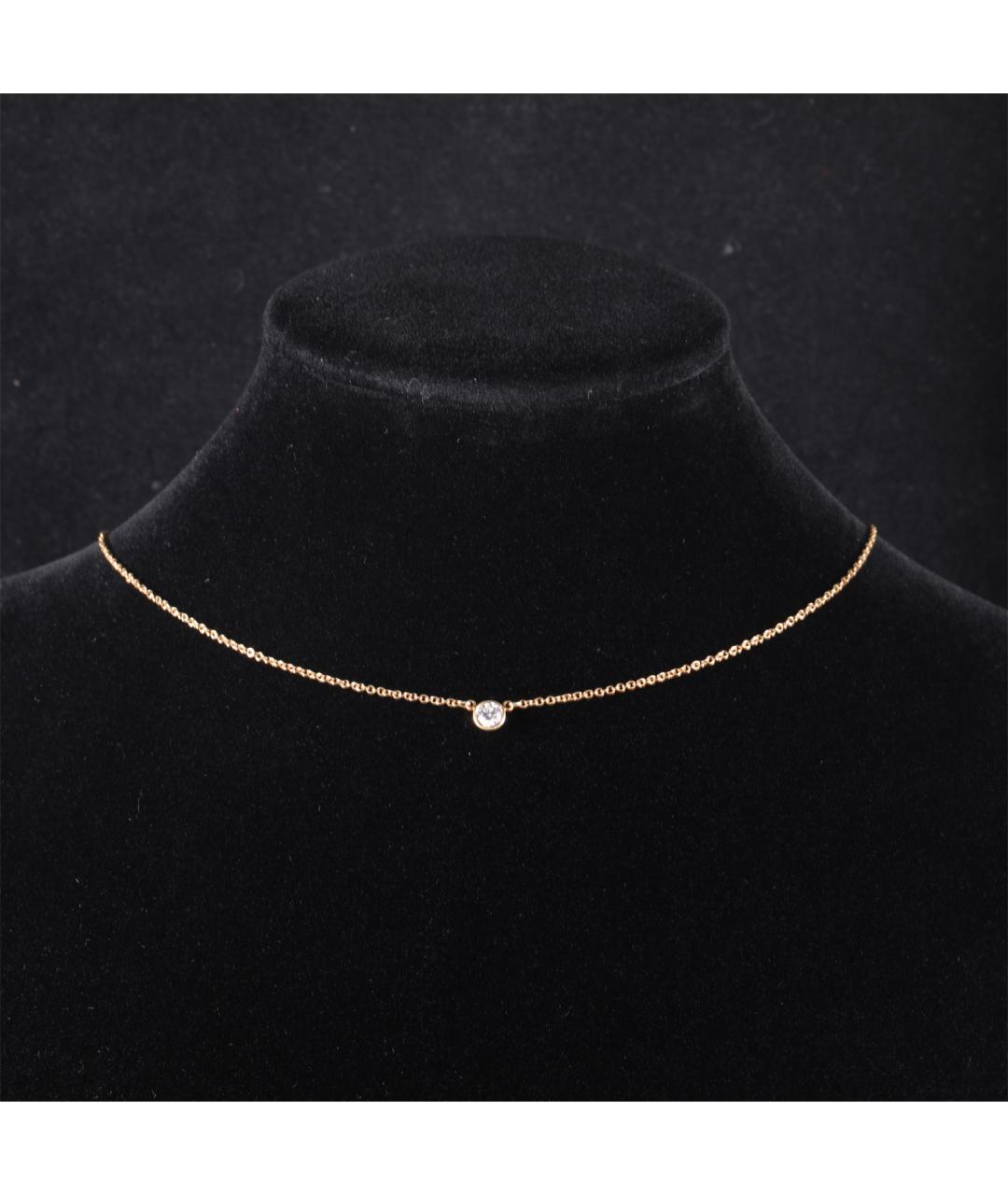 TIFFANY&CO Золотое колье из розового золота, фото 7