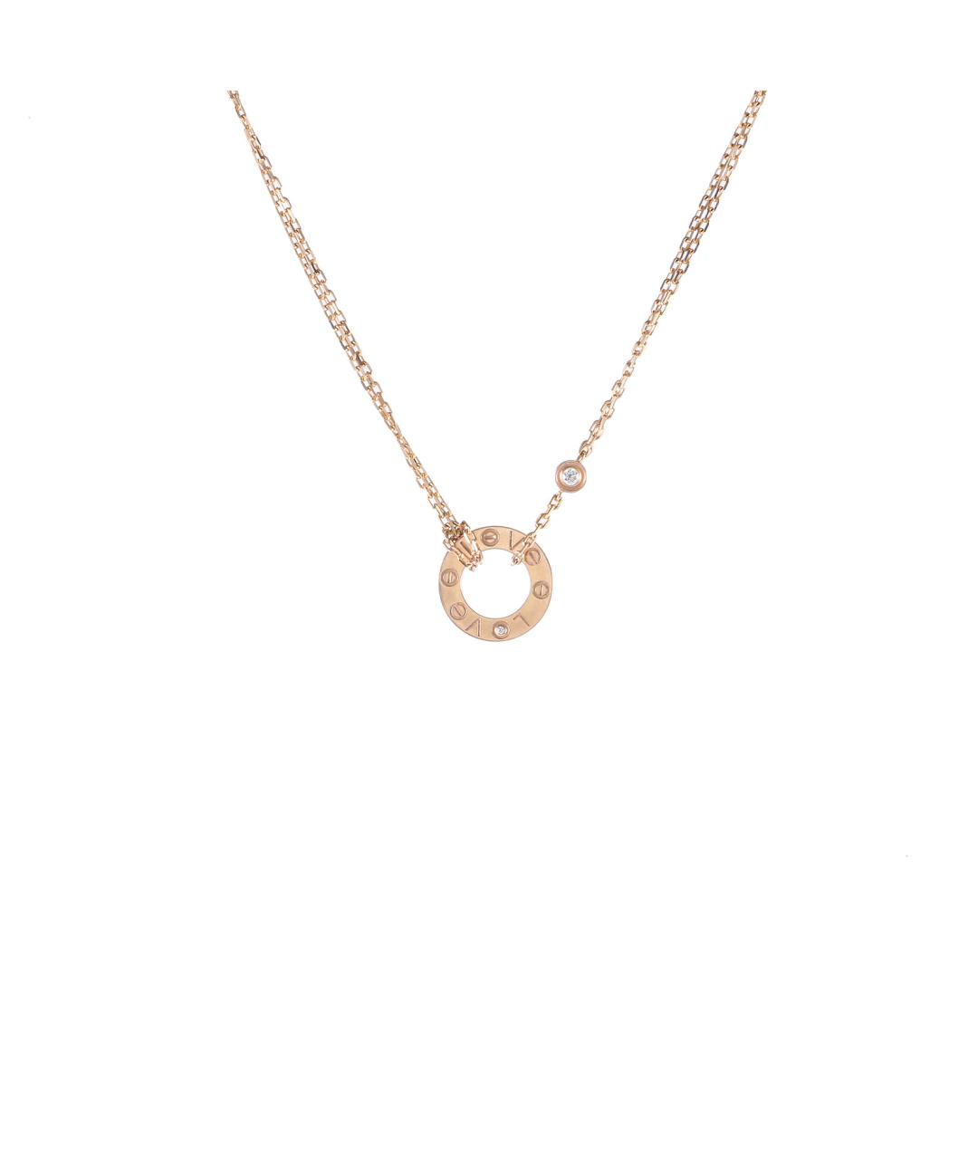 CARTIER Золотое колье из розового золота, фото 1