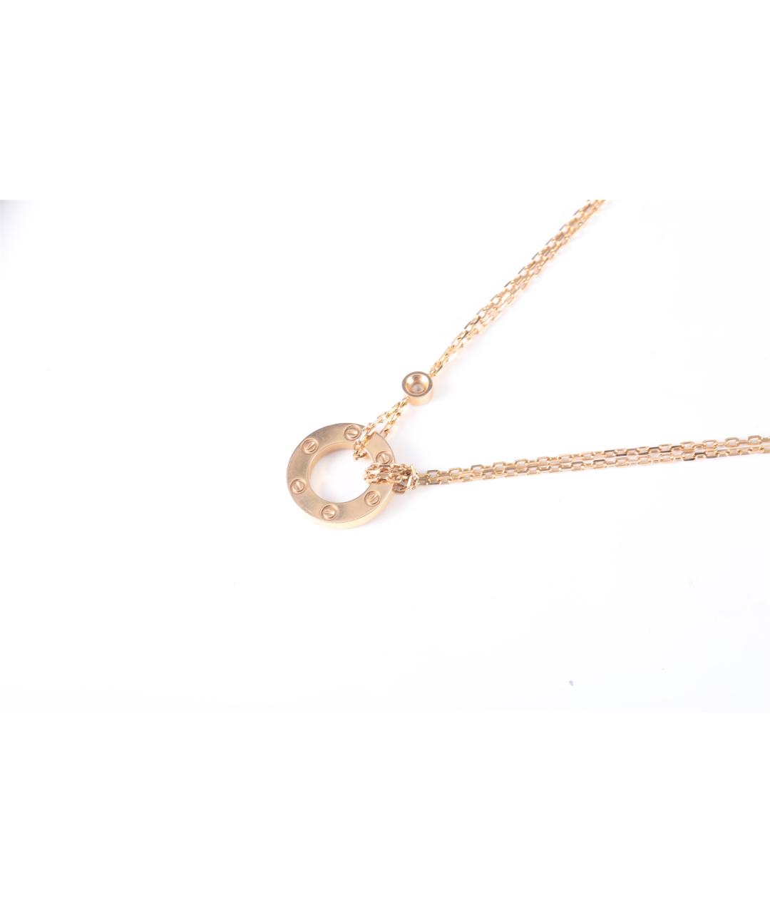 CARTIER Золотое колье из розового золота, фото 3