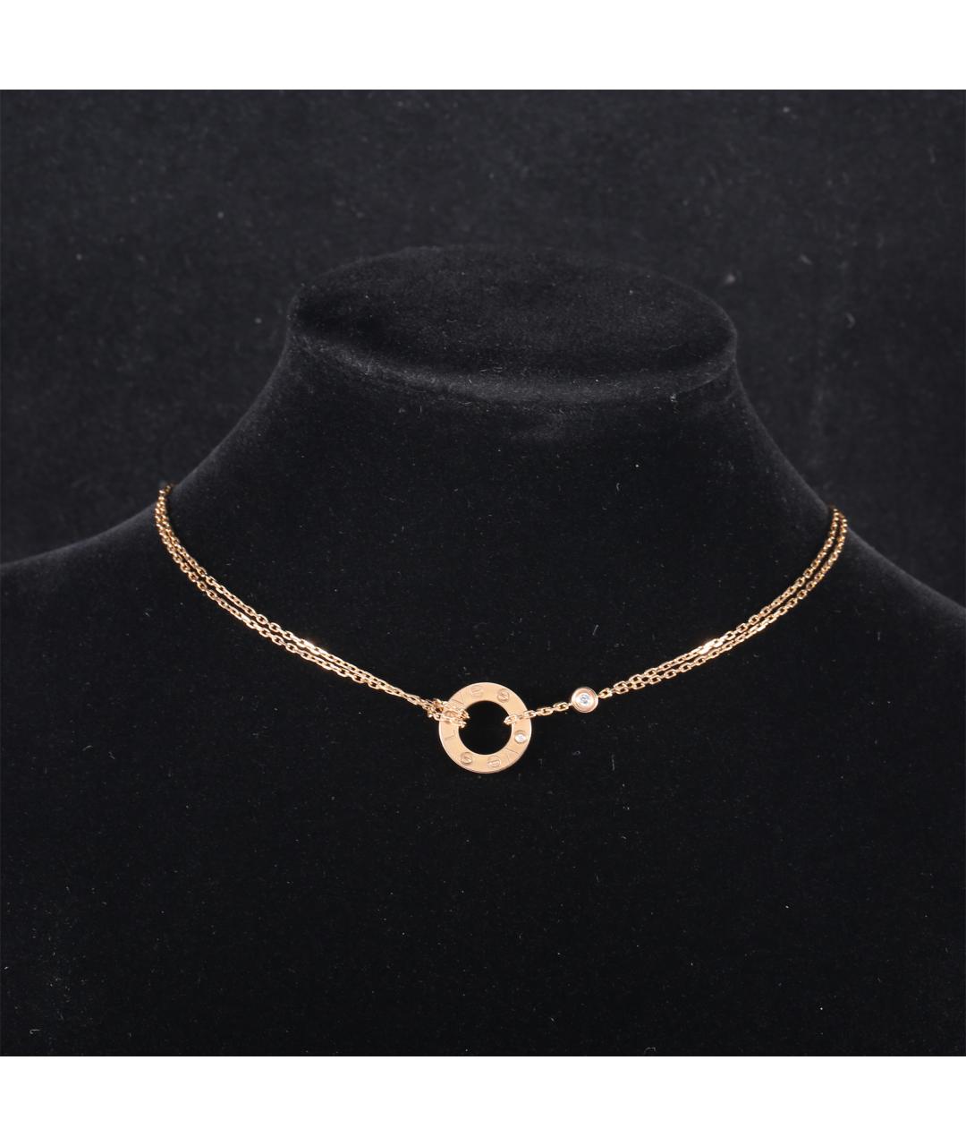 CARTIER Золотое колье из розового золота, фото 7
