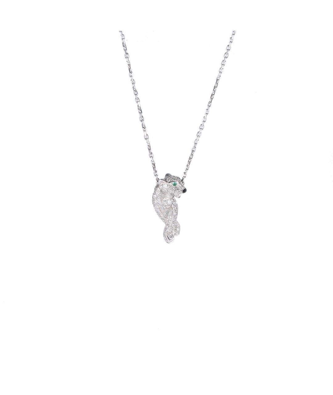 CARTIER Серебряное колье из белого золота, фото 1