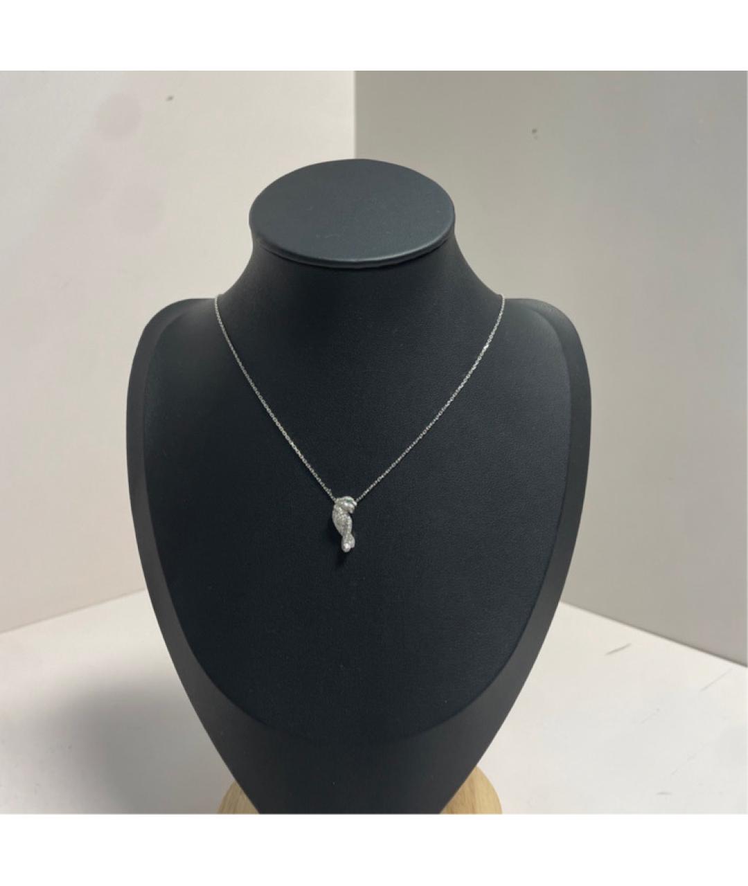 CARTIER Серебряное колье из белого золота, фото 8