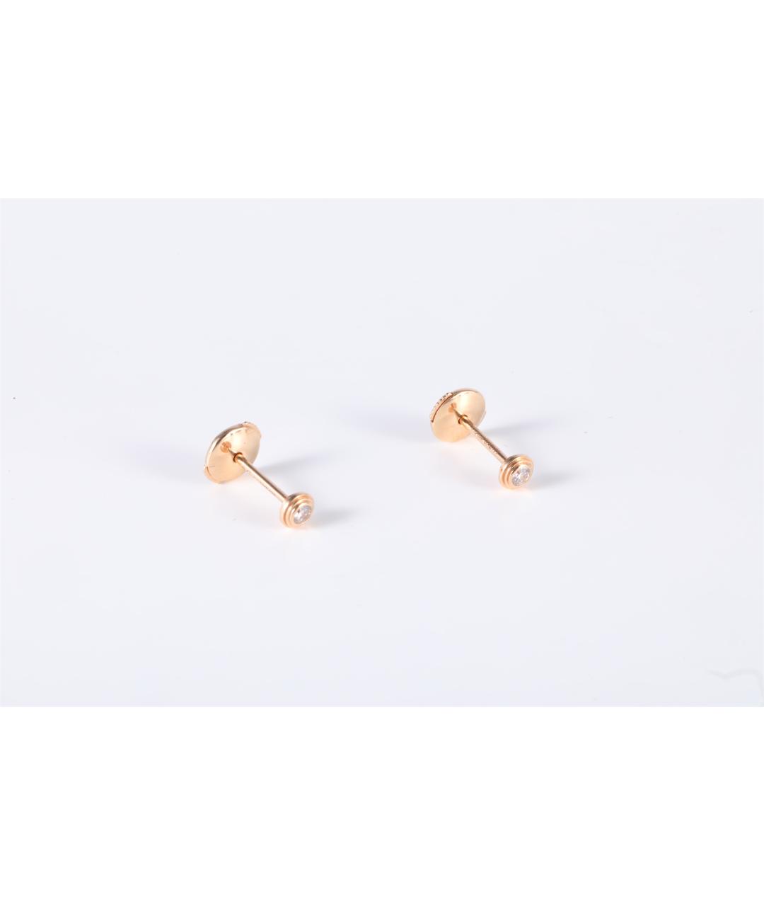 CARTIER Золотые серьги из розового золота, фото 2