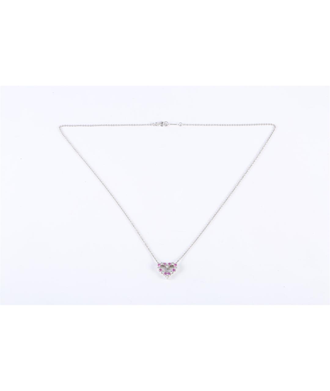 TIFFANY&CO Серебряное платиновое колье, фото 6