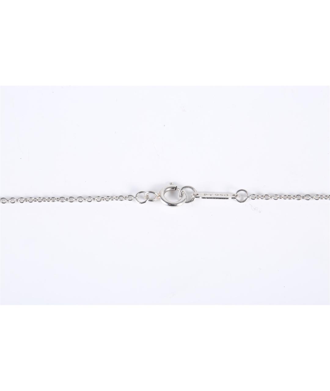 TIFFANY&CO Серебряное платиновое колье, фото 5
