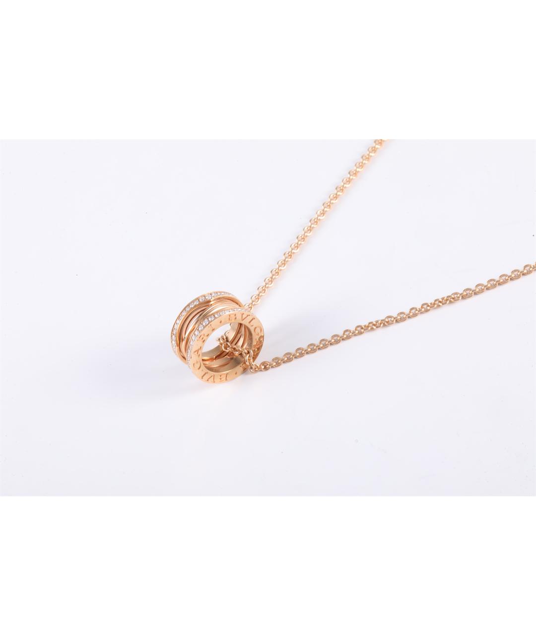 BVLGARI Золотое колье из розового золота, фото 2