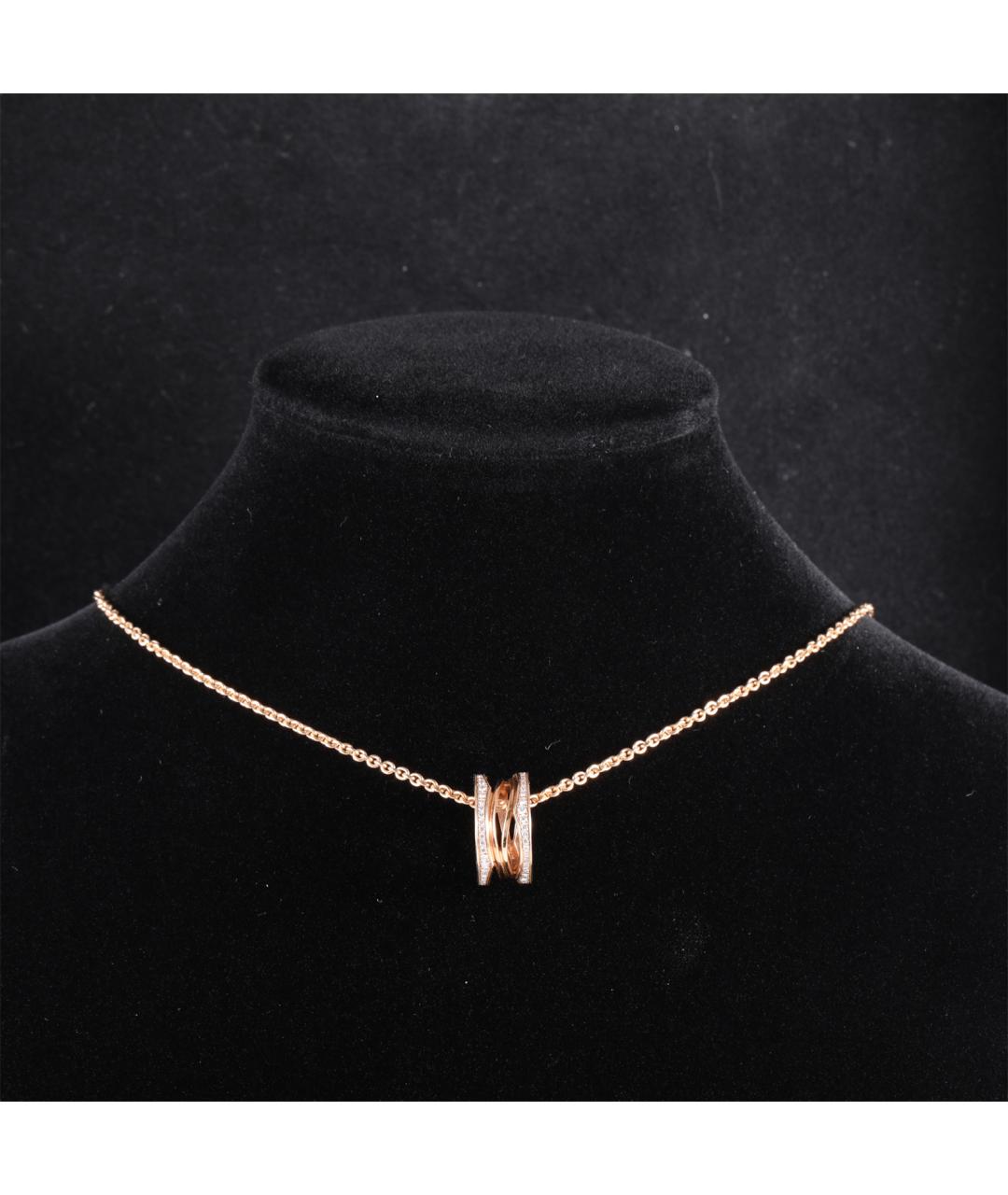 BVLGARI Золотое колье из розового золота, фото 7