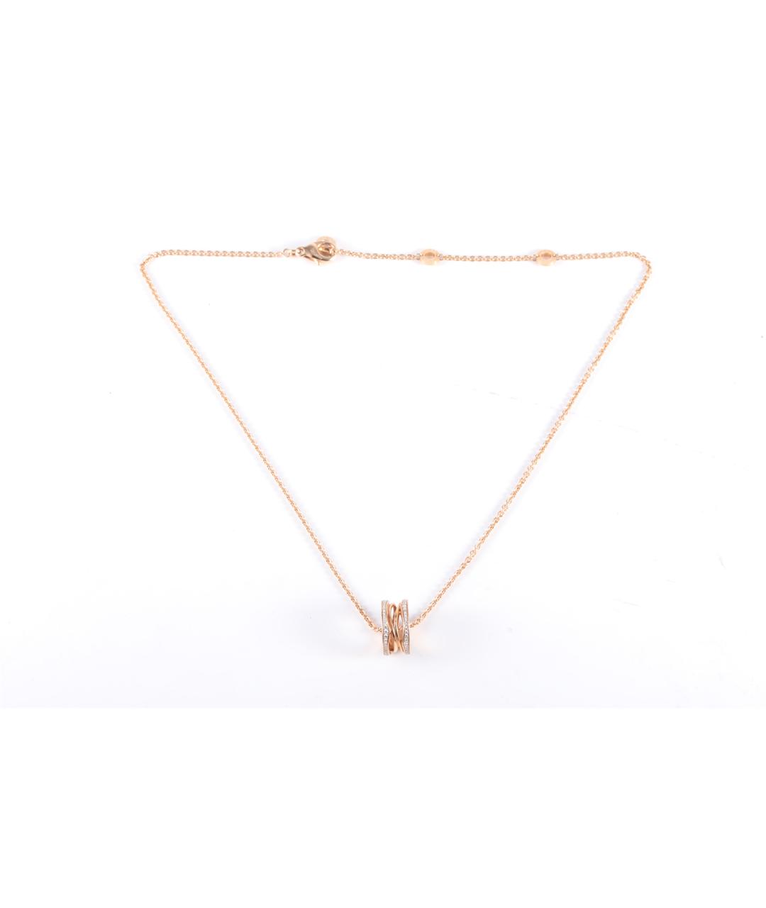 BVLGARI Золотое колье из розового золота, фото 6