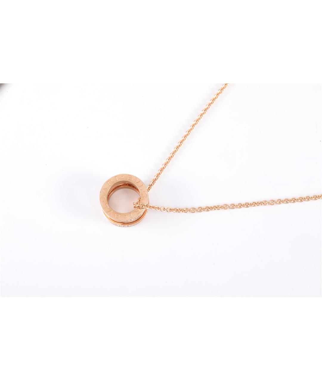 BVLGARI Золотое колье из розового золота, фото 3