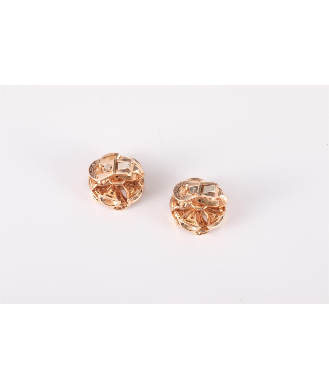 BVLGARI Золотые серьги из розового золота, фото 5