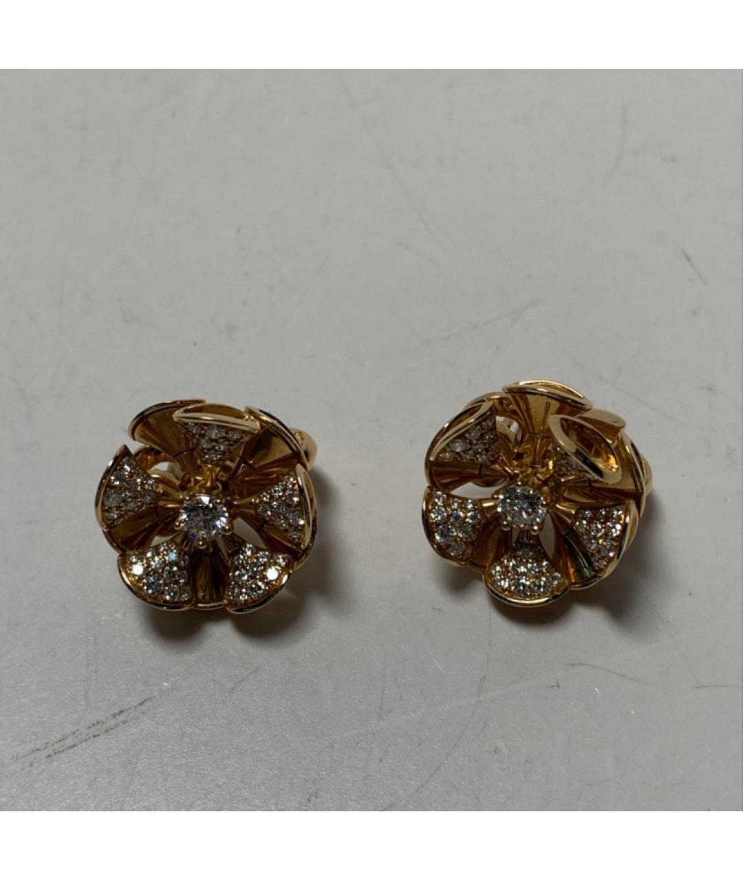 BVLGARI Золотые серьги из розового золота, фото 8