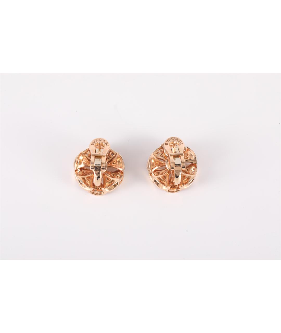 BVLGARI Золотые серьги из розового золота, фото 4