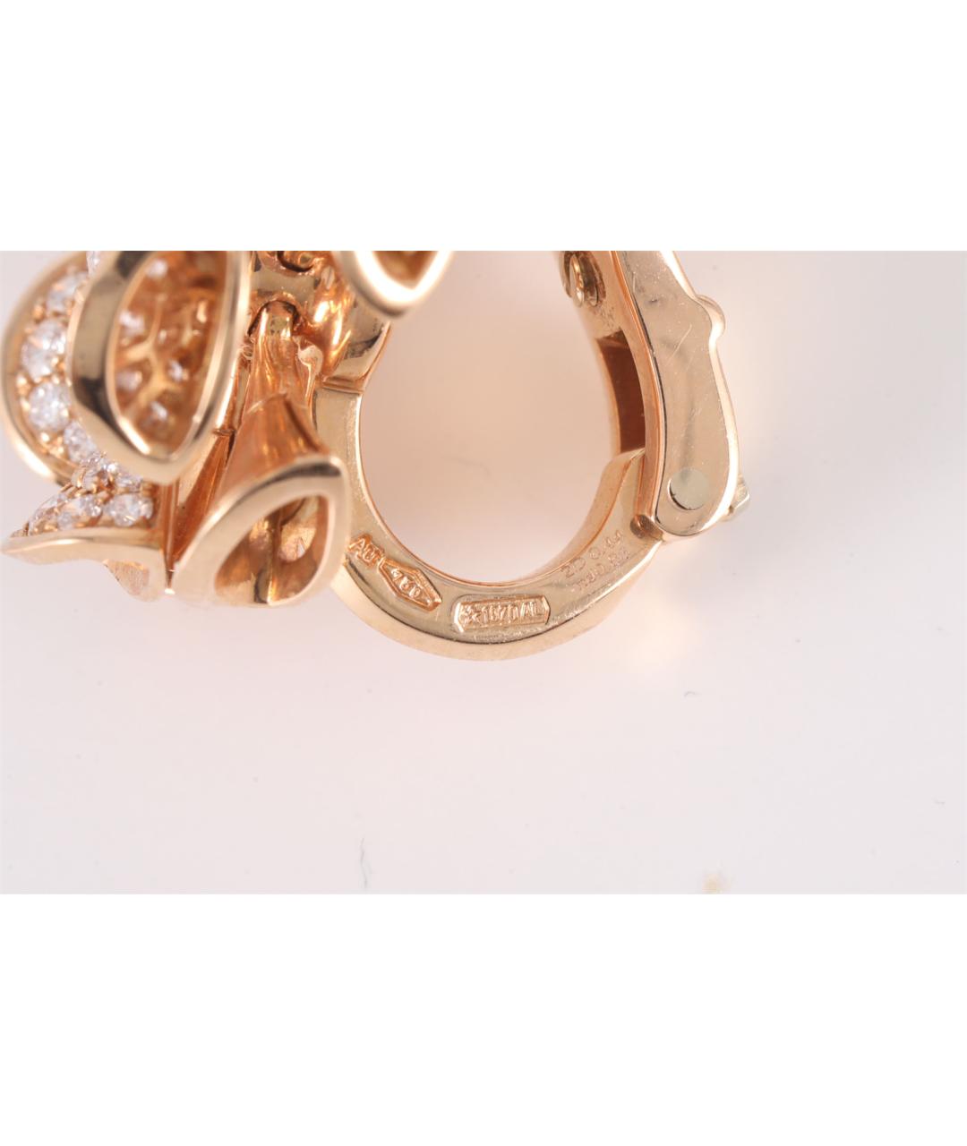 BVLGARI Золотые серьги из розового золота, фото 6