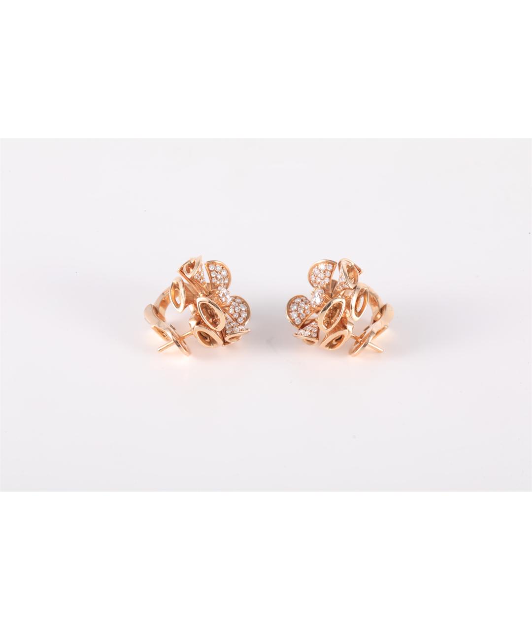 BVLGARI Золотые серьги из розового золота, фото 3