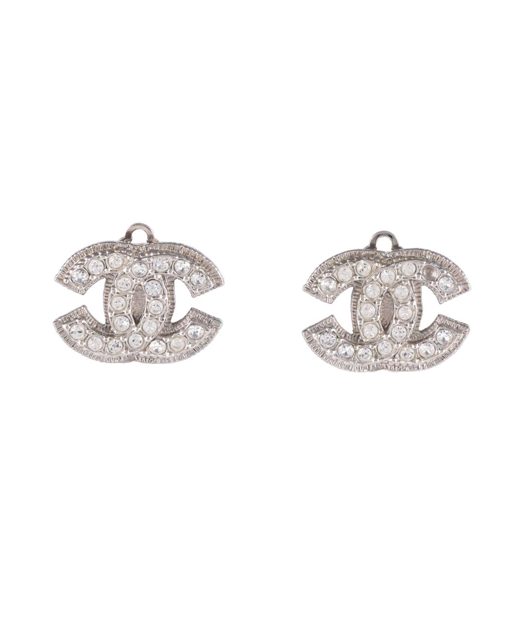 CHANEL Серебряные латунные серьги, фото 1
