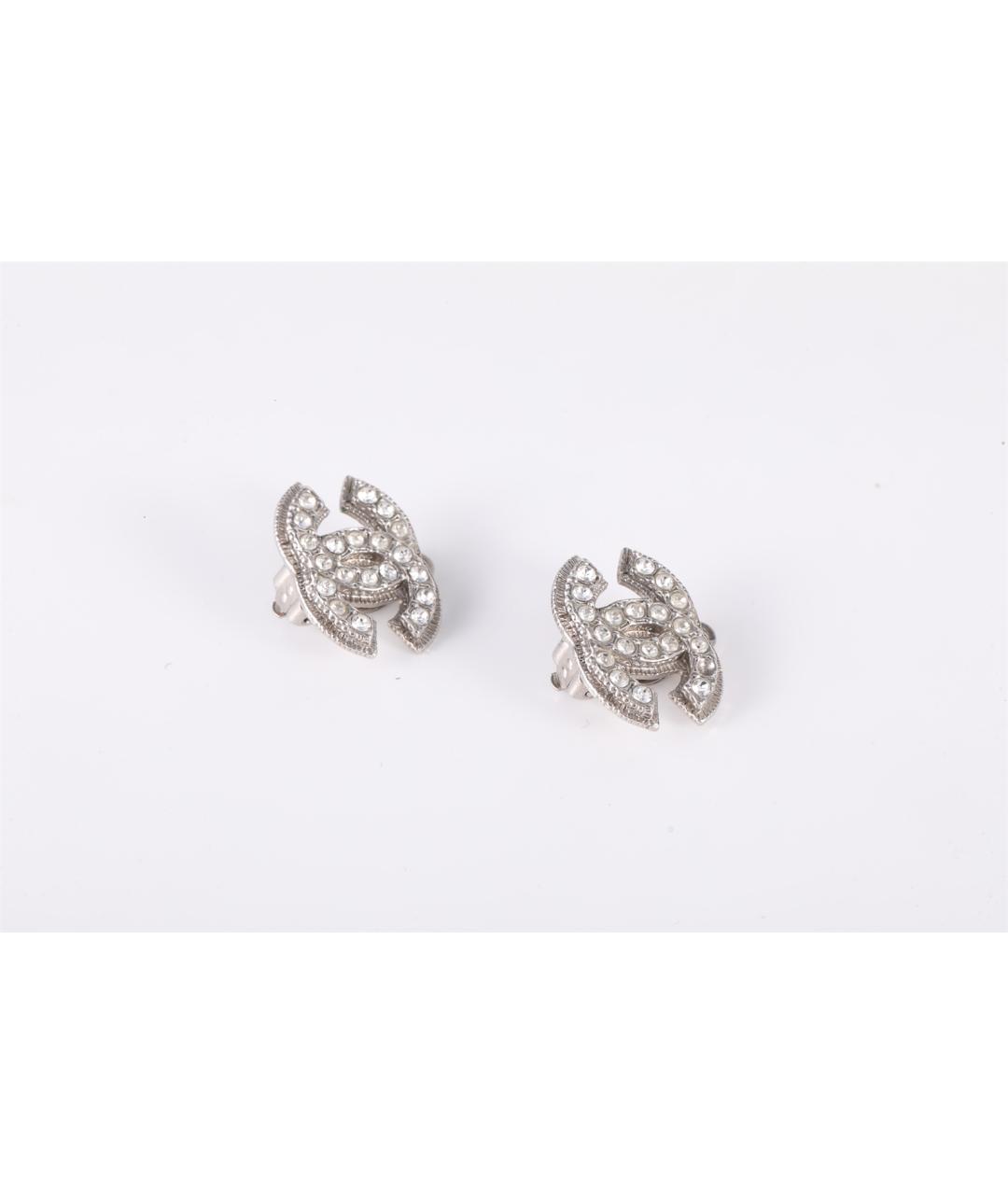 CHANEL Серебряные латунные серьги, фото 2