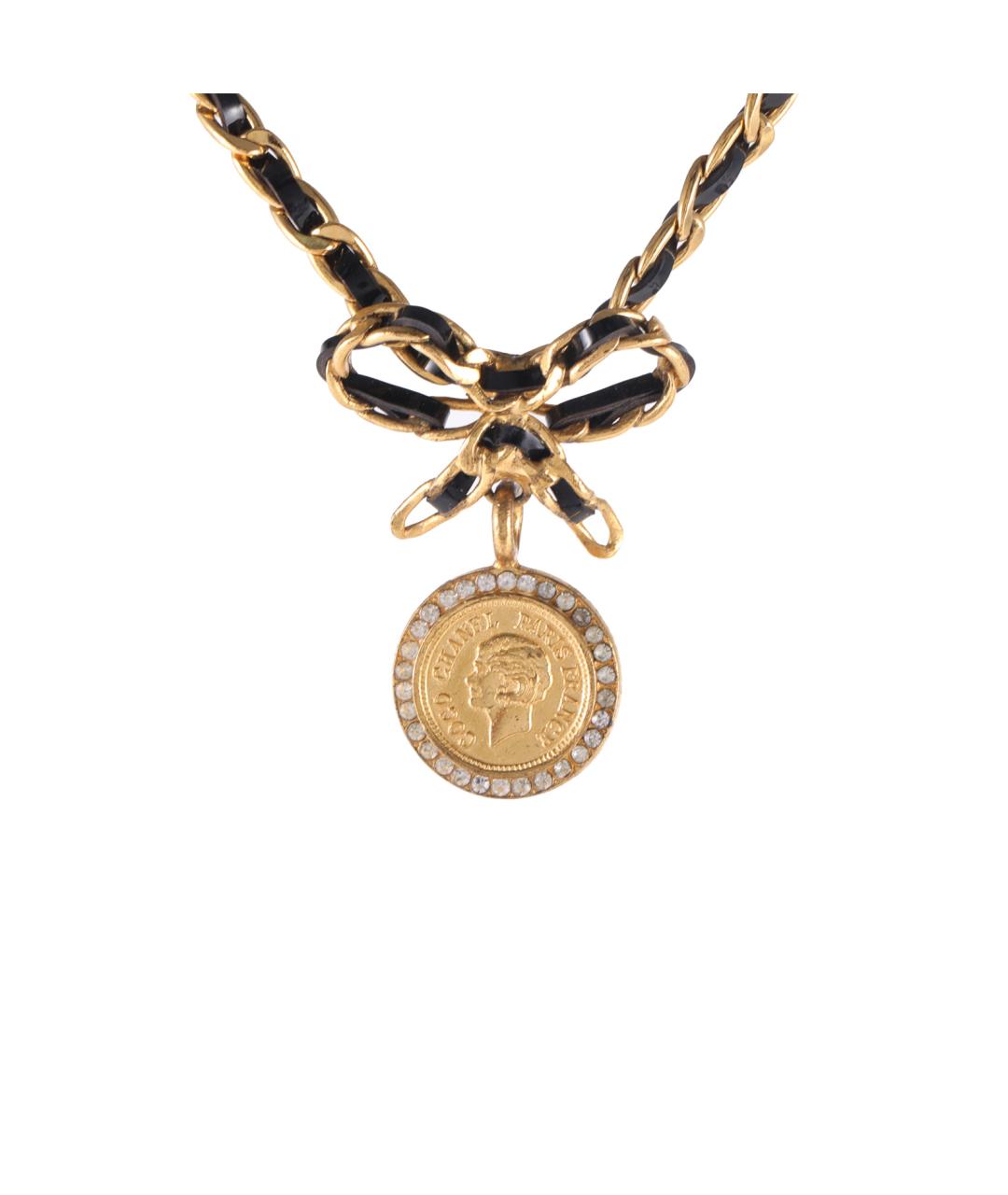 CHANEL Золотое латунное колье, фото 1