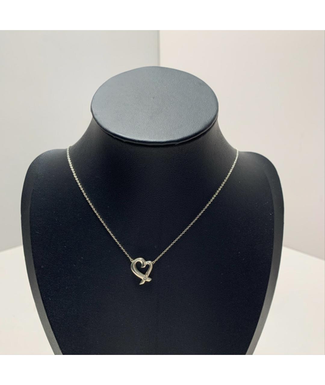 TIFFANY&CO Серебряное серебряное колье, фото 8