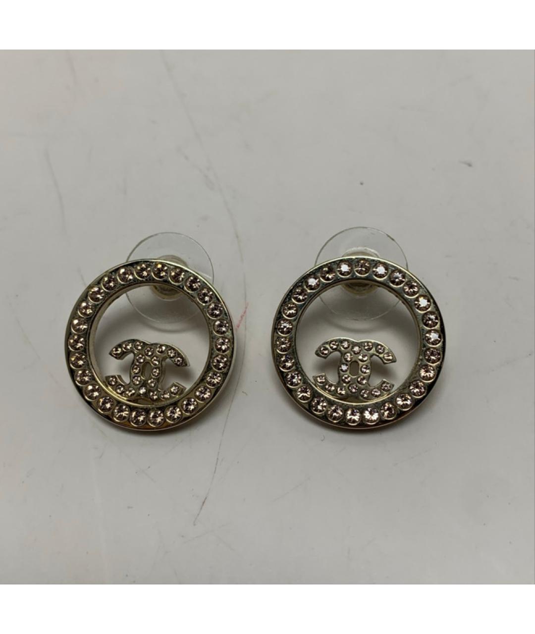 CHANEL Серебряные серьги, фото 8