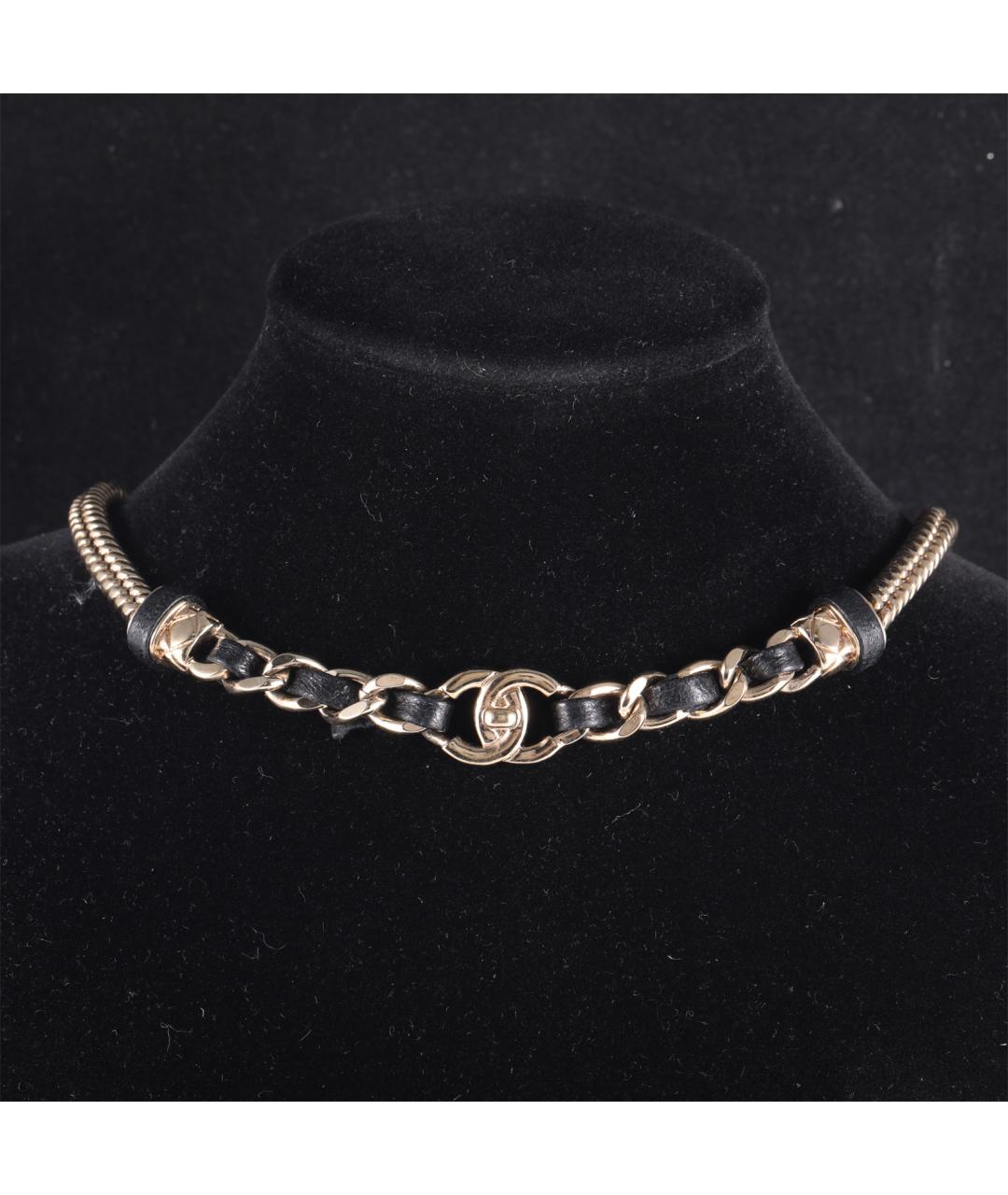CHANEL Латунное колье, фото 7