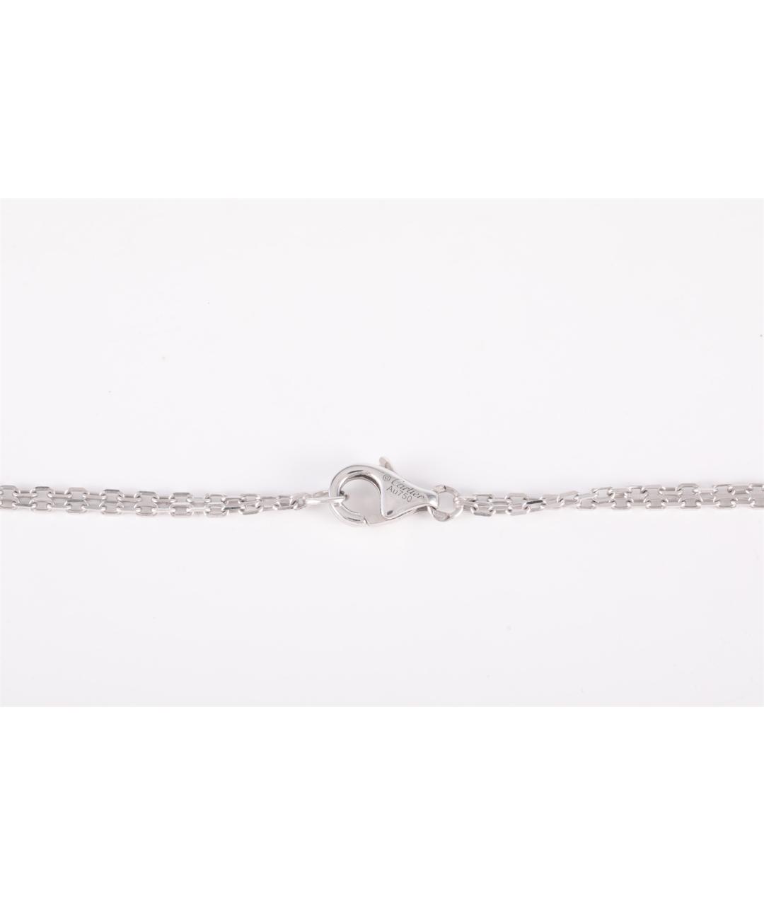 CARTIER Серебряное колье из белого золота, фото 5