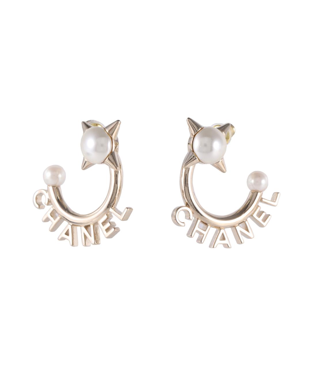 CHANEL Серебряные серьги, фото 1