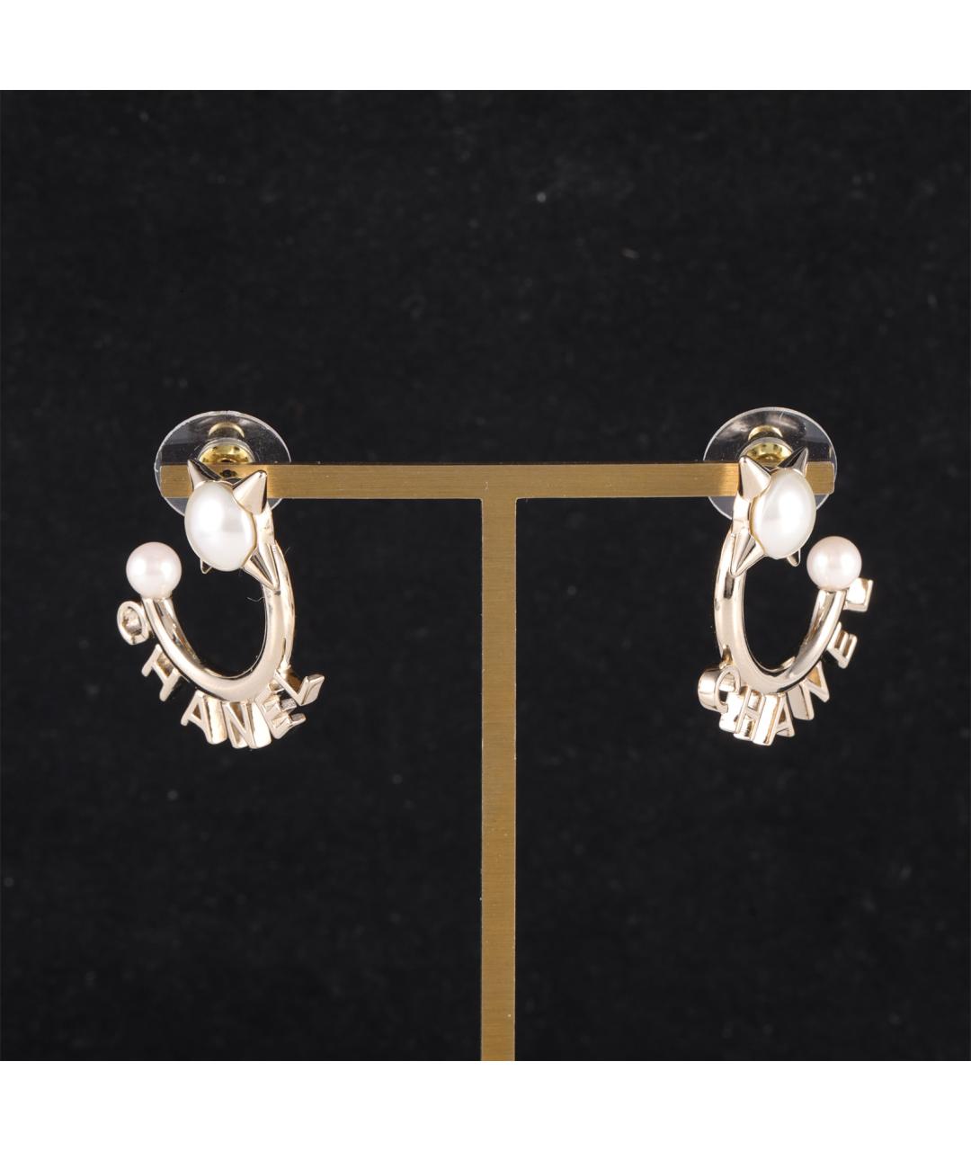 CHANEL Серебряные серьги, фото 7