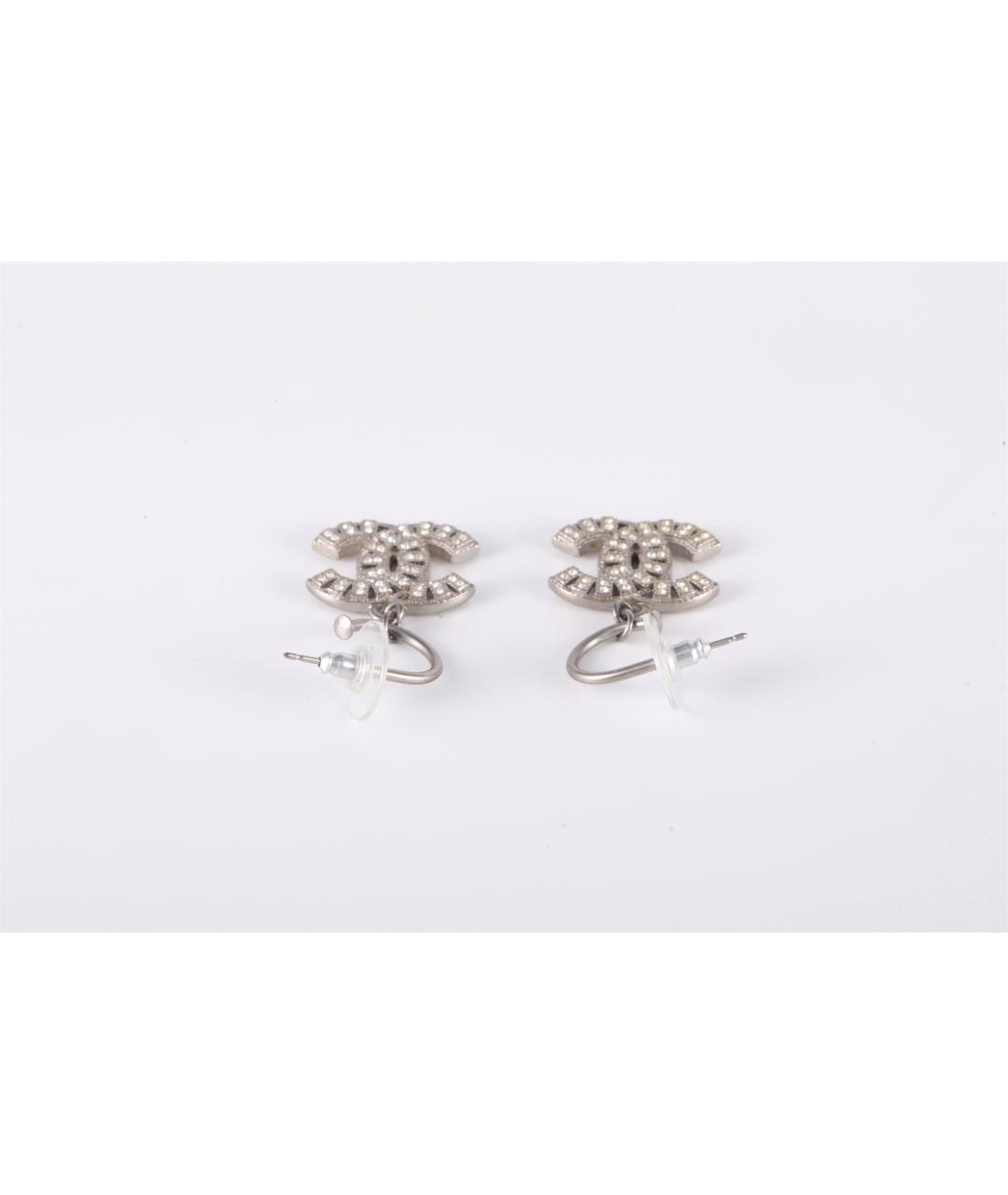 CHANEL Серебряные серьги, фото 3