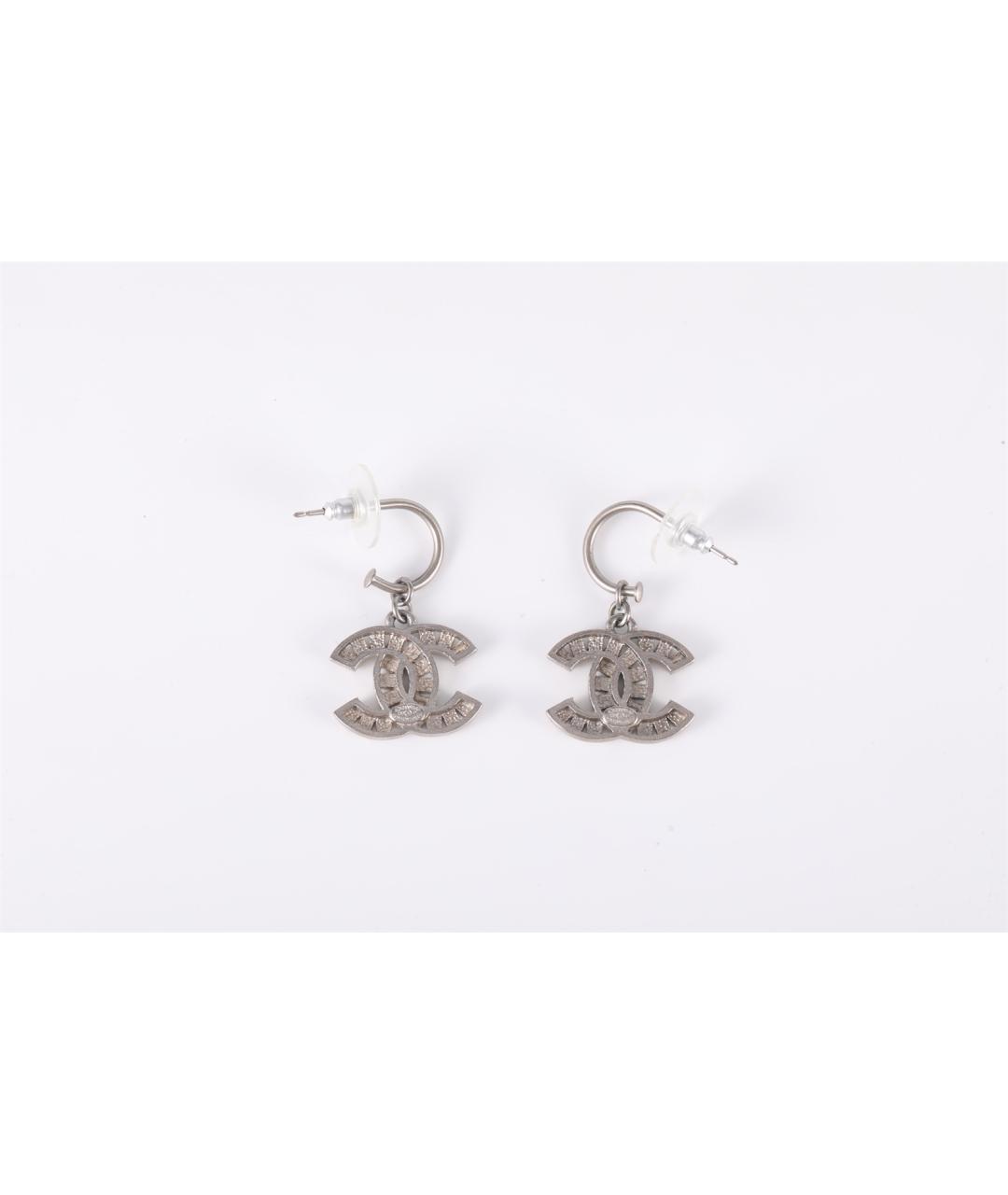 CHANEL Серебряные серьги, фото 4
