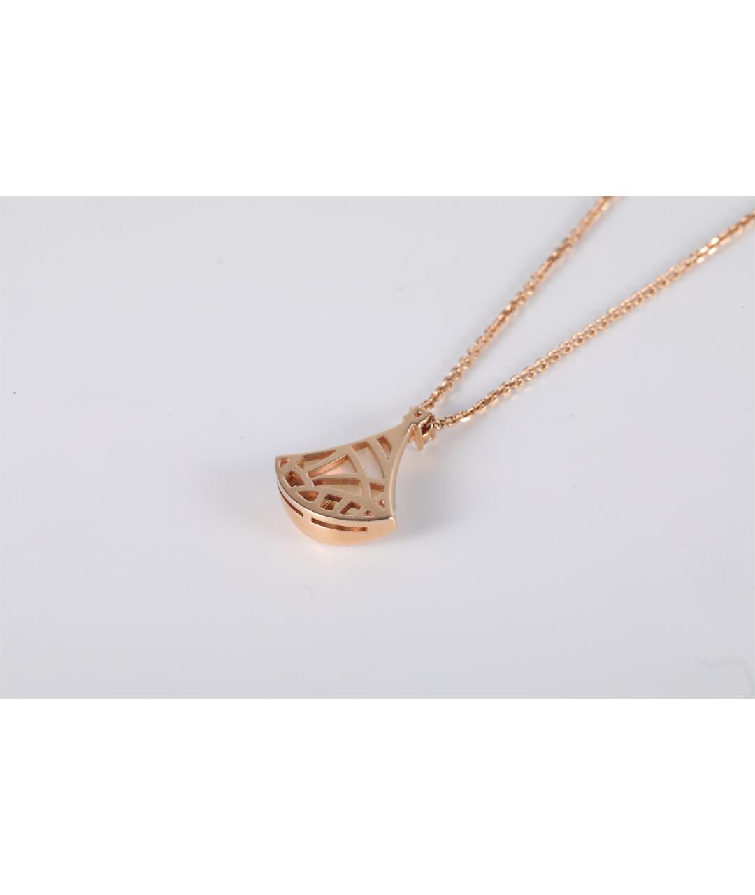 BVLGARI Золотое колье из розового золота, фото 3