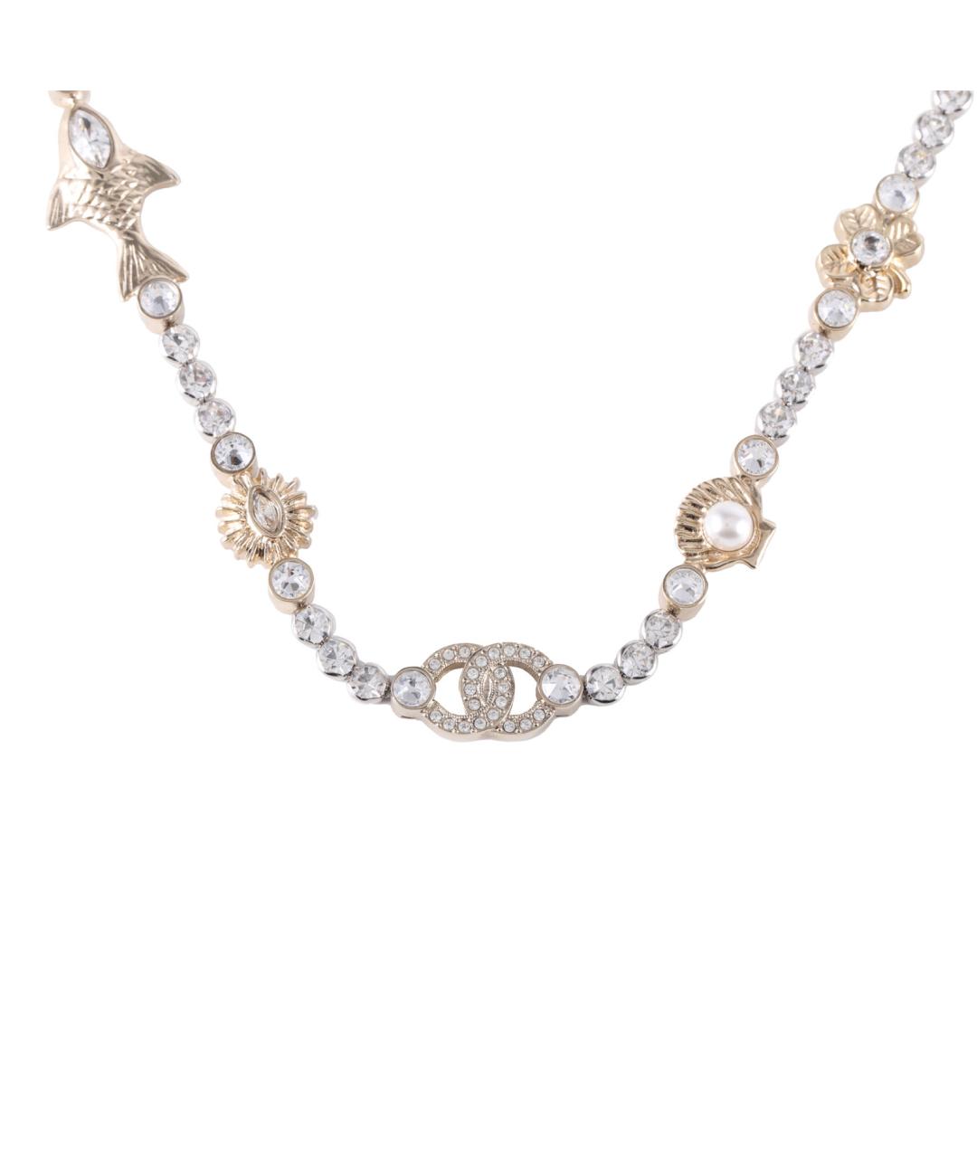 CHANEL Серебряное колье, фото 1