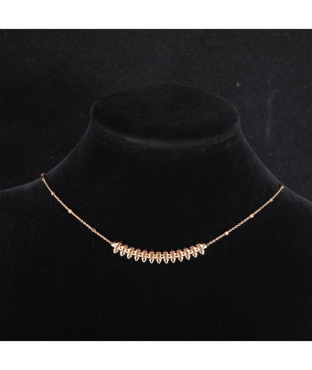 CARTIER Золотое колье из розового золота, фото 7