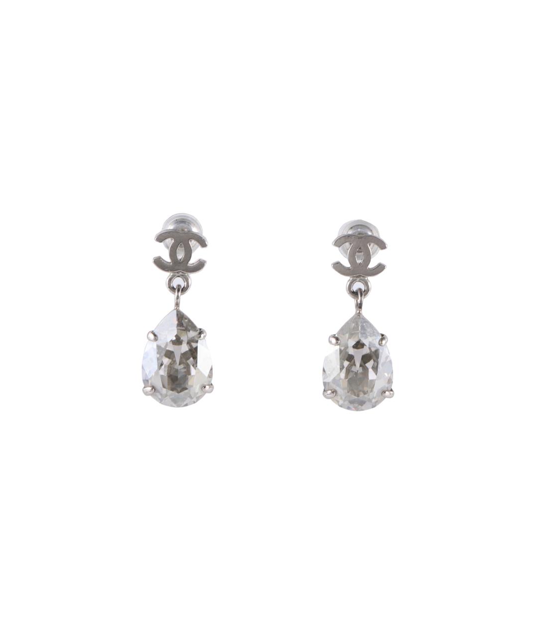 CHANEL Серебряные серьги, фото 1