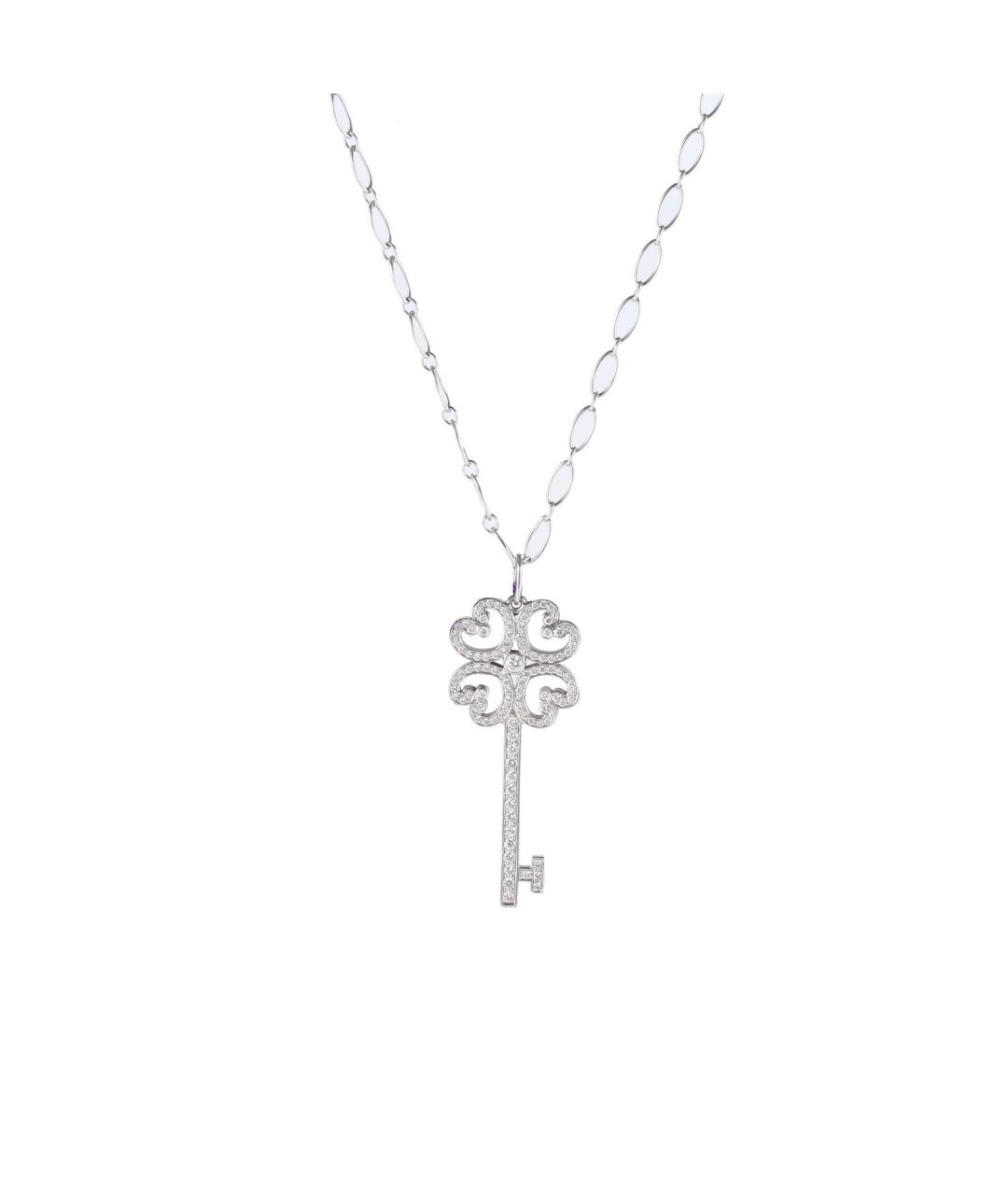 TIFFANY&CO Серебряное колье из белого золота, фото 1