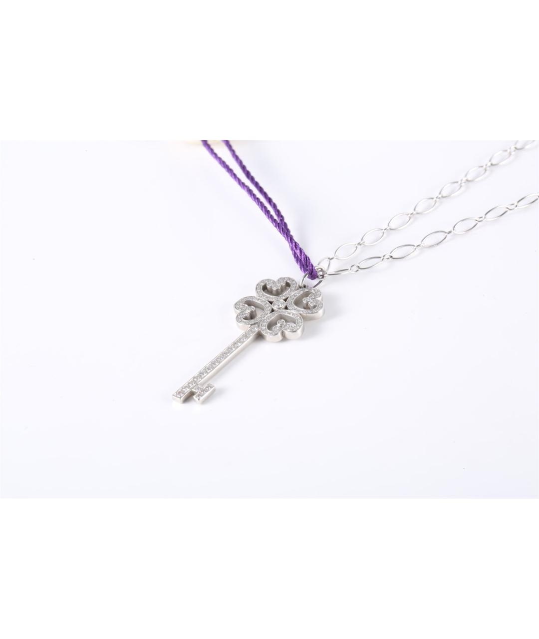 TIFFANY&CO Серебряное колье из белого золота, фото 2